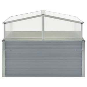 Galleria Design Greenhouse 100x100x85 cm Galvanised Steel Grey