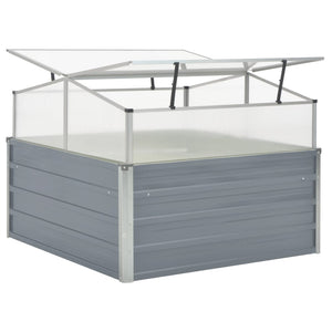 Galleria Design Greenhouse 100x100x85 cm Galvanised Steel Grey