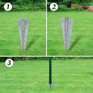 Galleria Design Euro Fence Steel 25x0.8 m Green