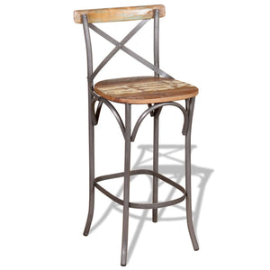 Galleria Design Bar Chair Solid Reclaimed Wood