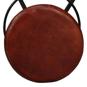 Galleria Design Bar Stools 2 pcs Real Leather
