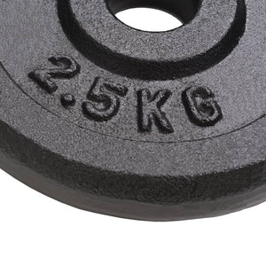Galleria Design Weight Plates 8 pcs 8x2.5 kg Cast Iron