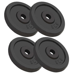 Galleria Design Weight Plates 4 pcs 4x5 kg Cast Iron