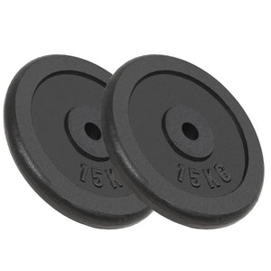 Galleria Design Weight Plates 2 pcs 2x15 kg Cast Iron