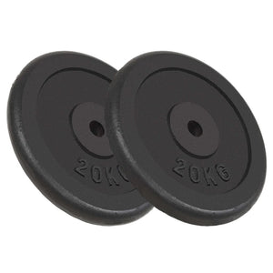Galleria Design Weight Plates 2 pcs 2x20 kg Cast Iron