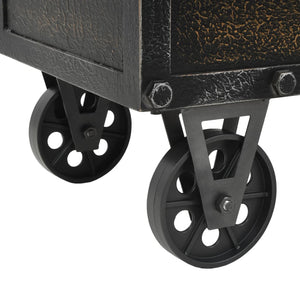 Galleria Design Storage Bench Solid Wood and Artificial Leather 80.5x41x50 cm