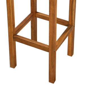 Galleria Design Bar Chairs 2 pcs Solid Acacia Wood