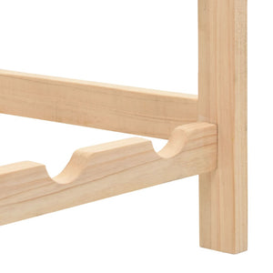 Galleria Design Wine Rack Cedar Wood 57.5x28x102 cm