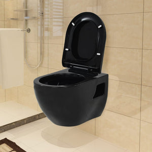 Galleria Design Wall-Hung Toilet Ceramic Black