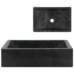 Galleria Design Sink 45x30x12 cm Marble High Gloss Black