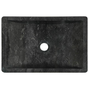 Galleria Design Sink 45x30x12 cm Marble High Gloss Black