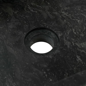 Galleria Design Sink 45x30x12 cm Marble High Gloss Black