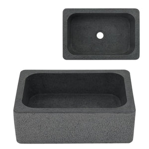 Galleria Design Sink 45x30x15 cm Riverstone Black