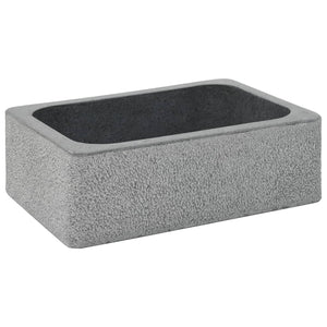 Galleria Design Sink 45x30x15 cm Riverstone Black