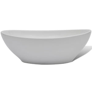 Galleria Design Ceramic Basin 40x33 cm Oval White