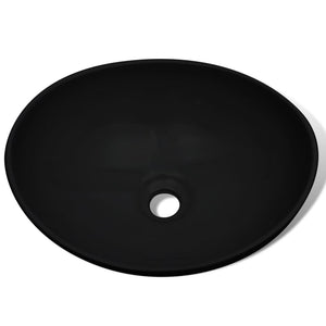 Galleria Design Ceramic Basin 40x33 cm Black Ceramic