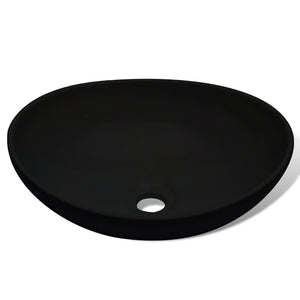 Galleria Design Ceramic Basin 40x33 cm Black Ceramic