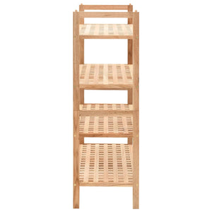 Galleria Design Shoe Rack Solid Walnut Wood 69x26x81 cm
