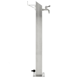 Galleria Design Garden Water Column Stainless Steel Square 95 cm