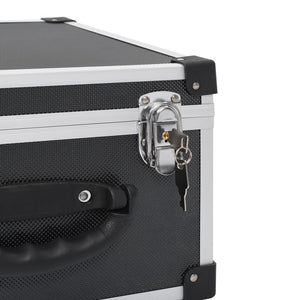 Galleria Design CD Case for 40 CDs Aluminium ABS Black