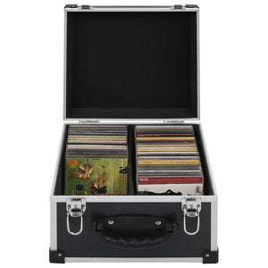 Galleria Design CD Case for 40 CDs Aluminium ABS Black