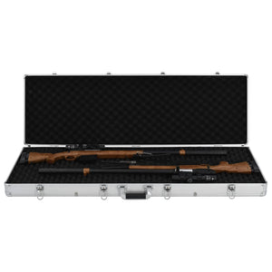 Galleria Design Gun Case Silver 118x38x12 cm Aluminium