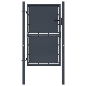 Galleria Design Garden Gate Steel 100x125 cm Anthracite