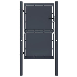 Galleria Design Garden Gate Steel 100x150 cm Anthracite
