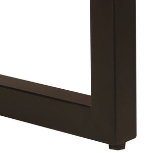 Galleria Design Coffee Table 100x50x35 cm Solid Reclaimed Wood and Steel