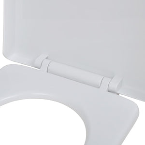 Galleria Design Toilet Seats with Soft Close Lids 2 pcs Plastic White