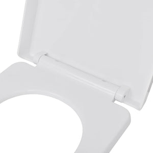 Galleria Design Toilet Seats with Soft Close Lids 2 pcs Plastic White