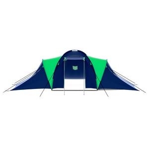 Galleria Design Camping Tent Polyester 9 Persons Blue-green