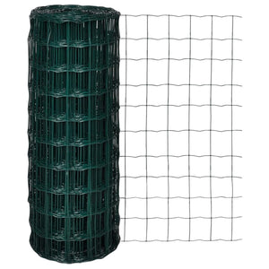 Galleria Design Euro Fence Steel 25x1.0 m Green