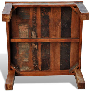 Galleria Design Coffee Table Square Reclaimed Wood