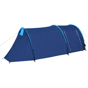 Galleria Design Camping Tent 4 Persons Navy Blue/Light Blue