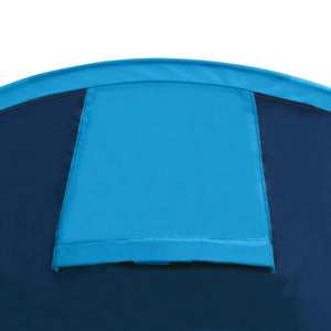 Galleria Design Camping Tent 4 Persons Navy Blue/Light Blue