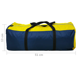 Galleria Design Camping Tent 4 Persons Navy Blue/Yellow