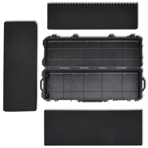 Galleria Design Waterproof Plastic Molded Gun Case Trolly Carry Case