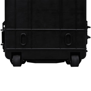 Galleria Design Waterproof Plastic Molded Gun Case Trolly Carry Case