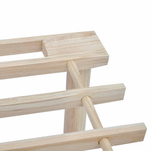 Galleria Design 3-Tier Shoe Racks 2 pcs Solid Fir Wood
