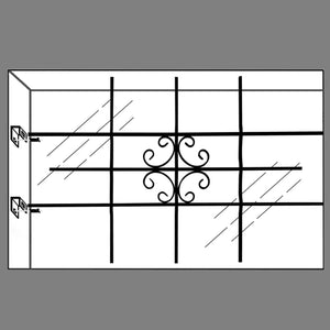 Galleria Design Window Security Grilles 69 x 114 cm