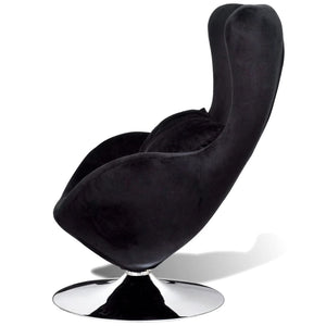 Galleria Design Armchair with Egg Shape Black