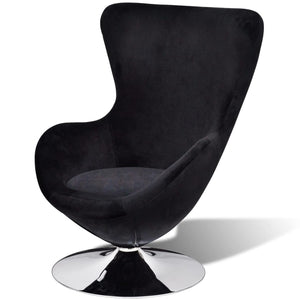 Galleria Design Armchair with Egg Shape Black
