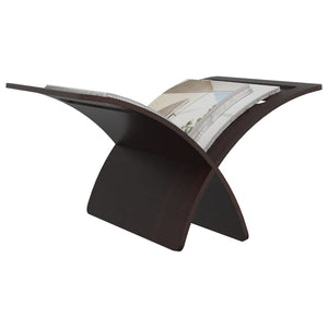 Galleria Design Wooden Magazine Rack Floor Standing Natural