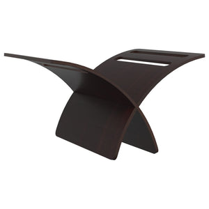 Galleria Design Wooden Magazine Rack Floor Standing Natural