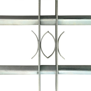 Galleria Design Adjustable Security Grille for Windows with 2 Crossbars 500-650 mm