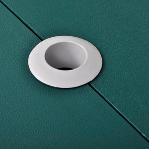 Galleria Design Foldable Camping Table Set with 4 Stools Aluminium Extra Light Green