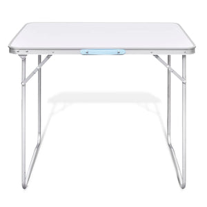 Galleria Design Foldable Camping Table with Metal Frame 80 x 60 cm