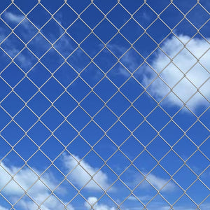 Galleria Design Chain Link Fence Galvanised Steel 25x1 m Silver