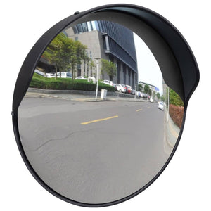 Galleria Design Convex Traffic Mirror PC Plastic Black 30 cm Outdoor